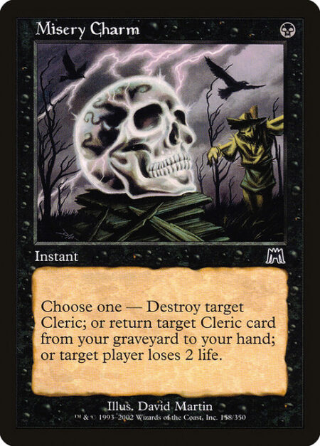 Misery Charm - Choose one —