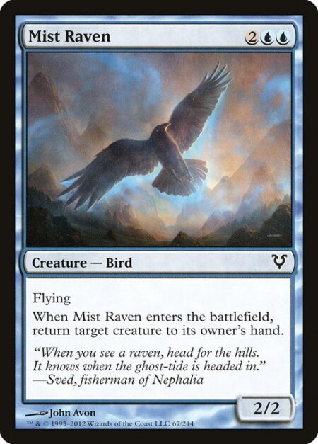 Mist Raven - Flying