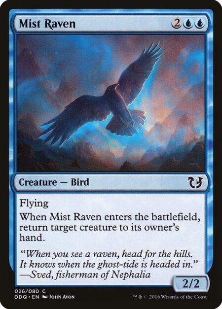 Mist Raven - Flying