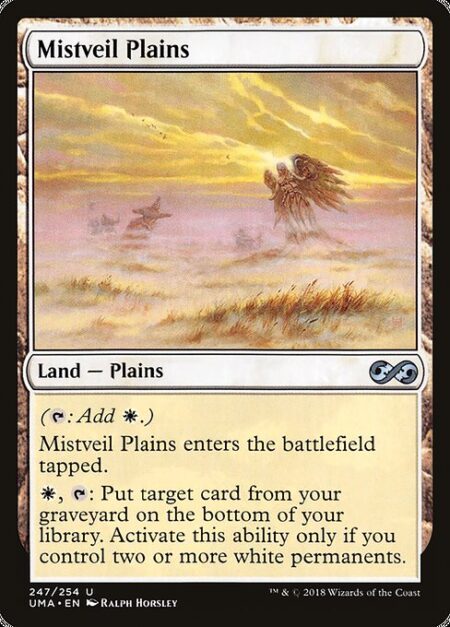 Mistveil Plains - ({T}: Add {W}.)