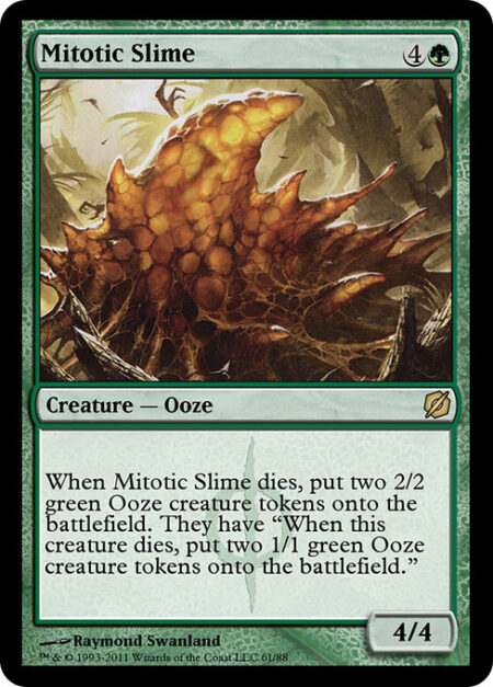 Mitotic Slime - When Mitotic Slime dies