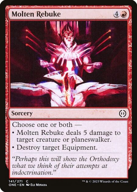 Molten Rebuke - Choose one or both —