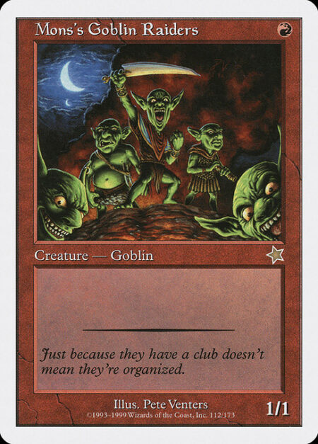 Mons's Goblin Raiders -