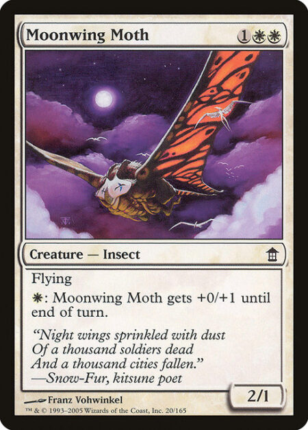 Moonwing Moth - Flying