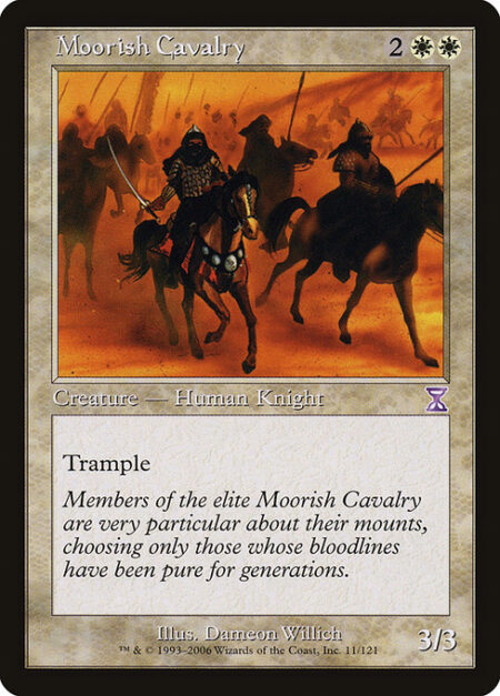 Moorish Cavalry - Trample