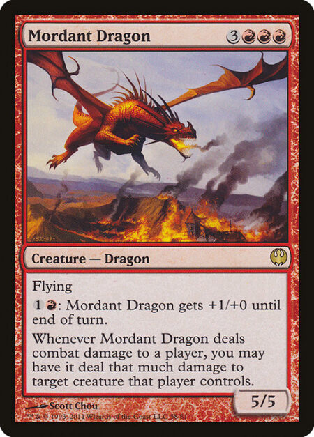 Mordant Dragon - Flying