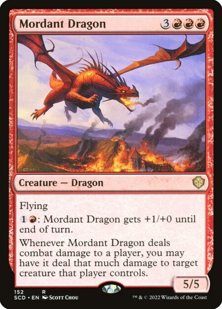 Mordant Dragon - Flying