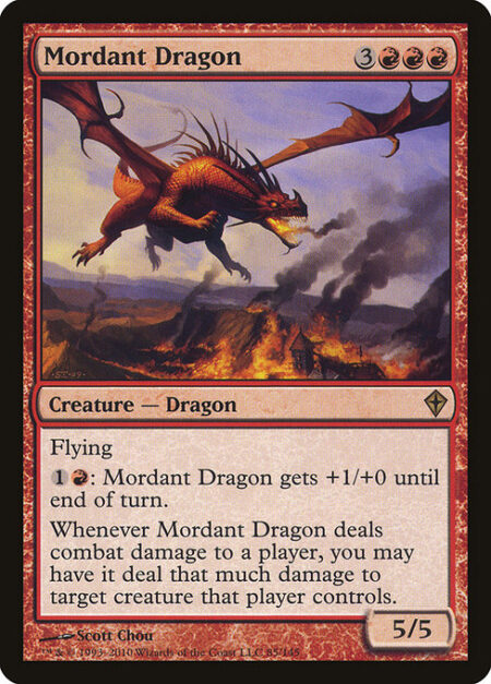 Mordant Dragon - Flying