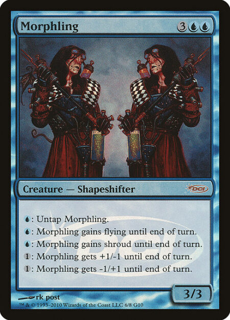 Morphling - {U}: Untap Morphling.