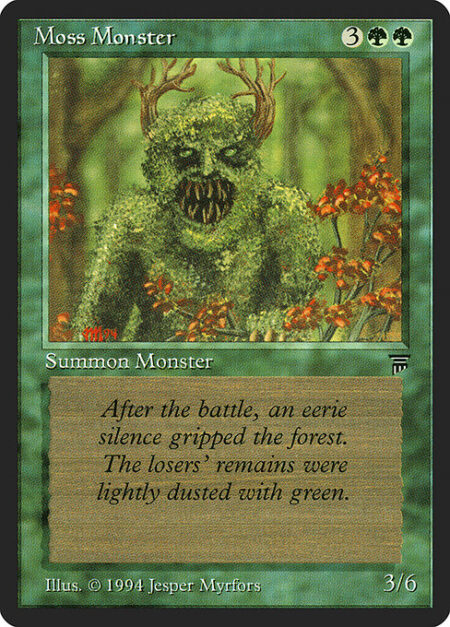 Moss Monster -