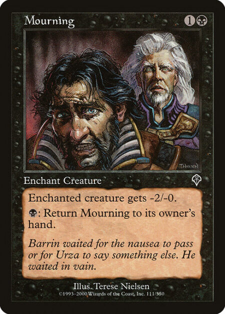 Mourning - Enchant creature