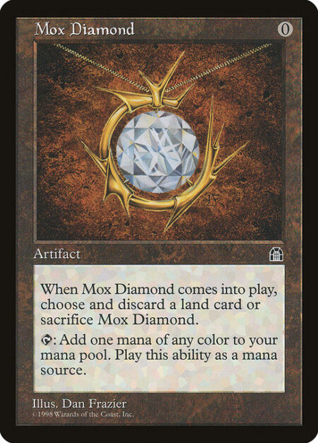 Mox Diamond - If Mox Diamond would enter