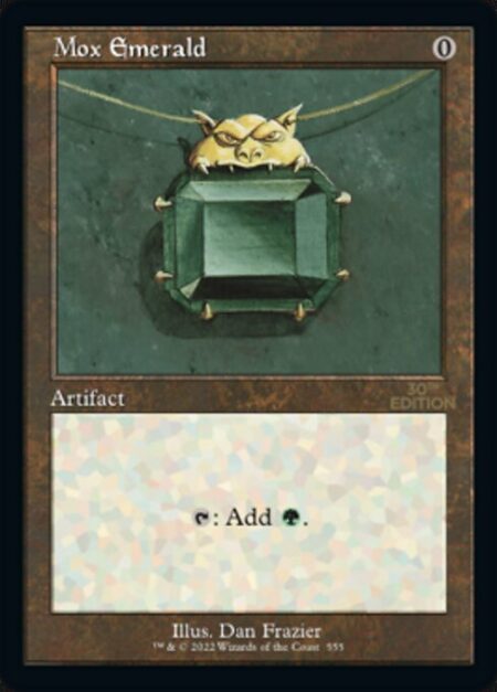 Mox Emerald - {T}: Add {G}.