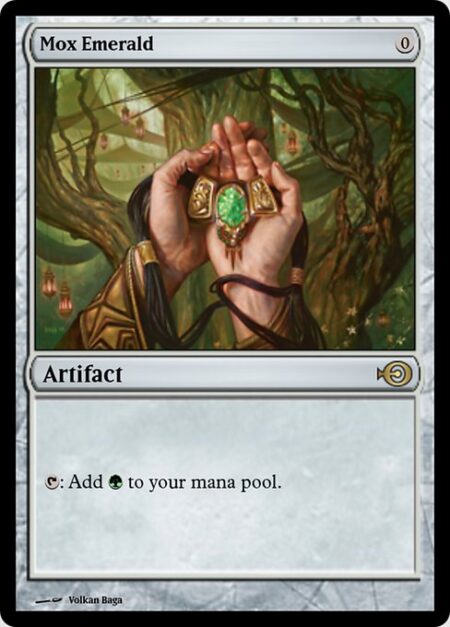 Mox Emerald - {T}: Add {G}.