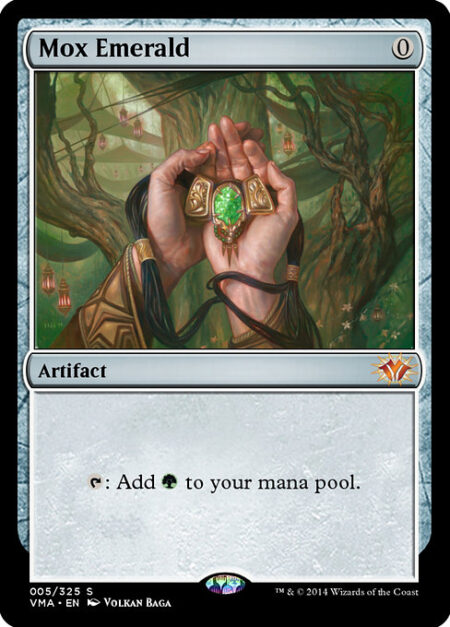 Mox Emerald - {T}: Add {G}.