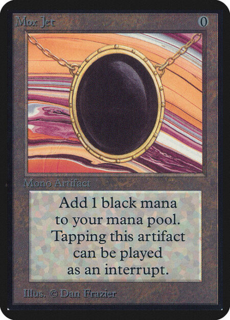 Mox Jet - {T}: Add {B}.