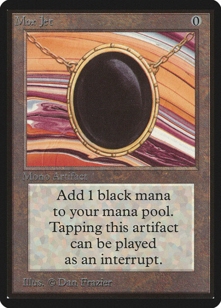 Mox Jet - {T}: Add {B}.