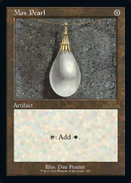 Mox Pearl - {T}: Add {W}.