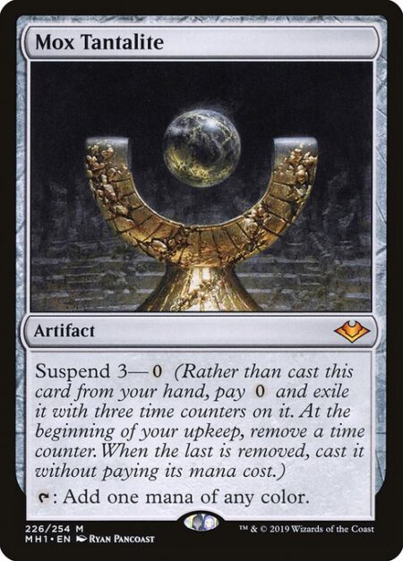 Mox Tantalite - Suspend 3—{0} (Rather than cast this card from your hand