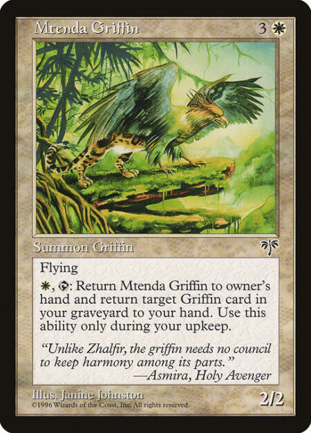 Mtenda Griffin - Flying