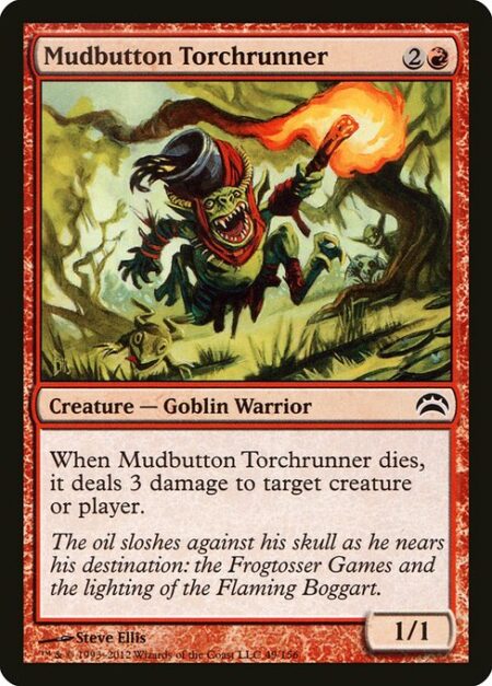 Mudbutton Torchrunner - When Mudbutton Torchrunner dies