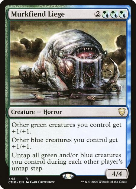 Murkfiend Liege - Other green creatures you control get +1/+1.