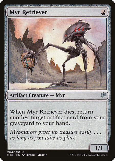 Myr Retriever - When Myr Retriever dies