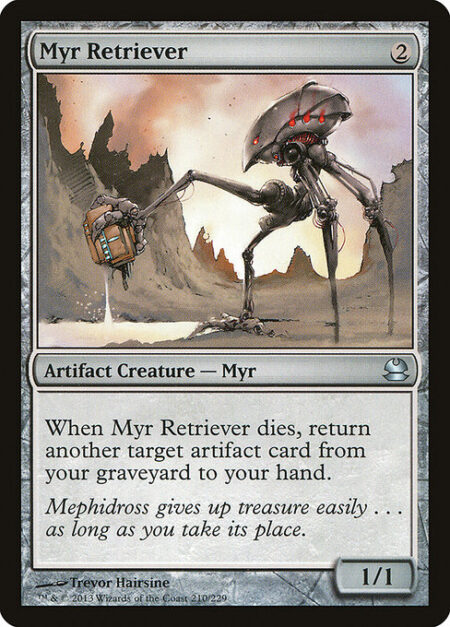 Myr Retriever - When Myr Retriever dies