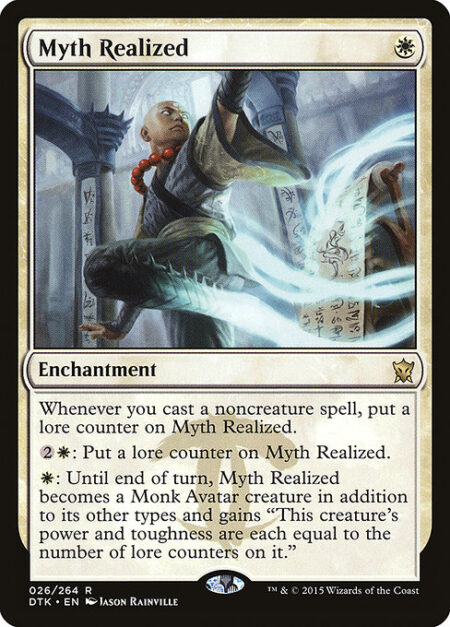 Myth Realized - Whenever you cast a noncreature spell