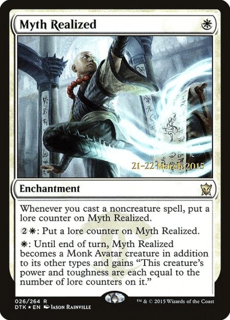 Myth Realized - Whenever you cast a noncreature spell