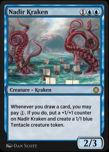 Nadir Kraken - Whenever you draw a card