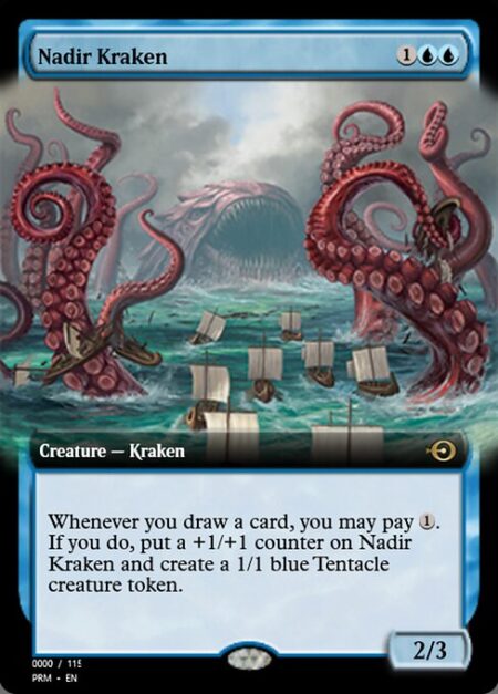 Nadir Kraken - Whenever you draw a card