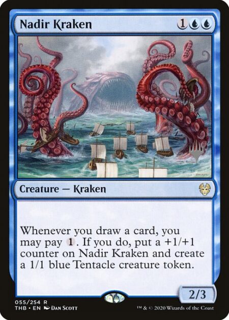 Nadir Kraken - Whenever you draw a card