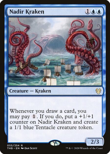 Nadir Kraken - Whenever you draw a card