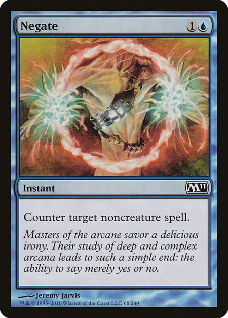 Negate - Counter target noncreature spell.