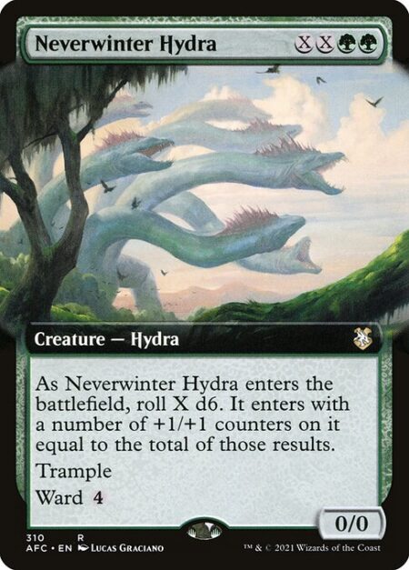 Neverwinter Hydra - As Neverwinter Hydra enters the battlefield