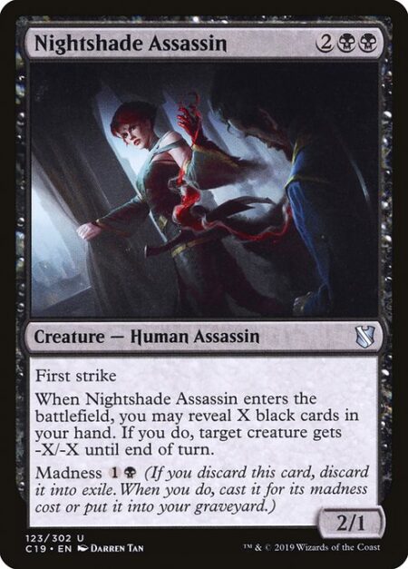 Nightshade Assassin - First strike