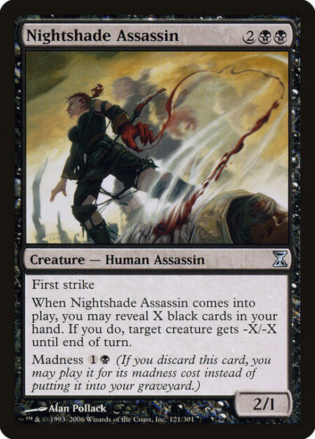 Nightshade Assassin - First strike