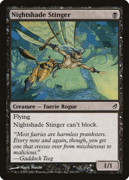 Nightshade Stinger - Flying