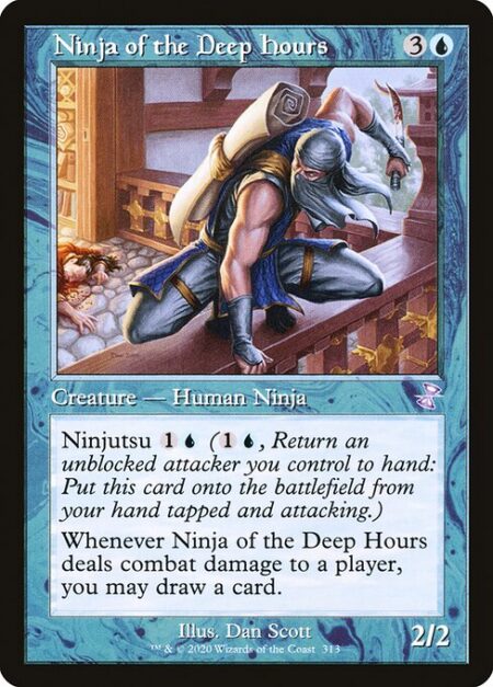 Ninja of the Deep Hours - Ninjutsu {1}{U} ({1}{U}