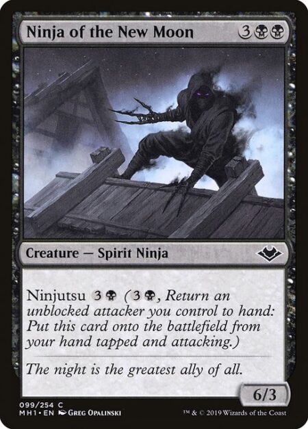 Ninja of the New Moon - Ninjutsu {3}{B} ({3}{B}