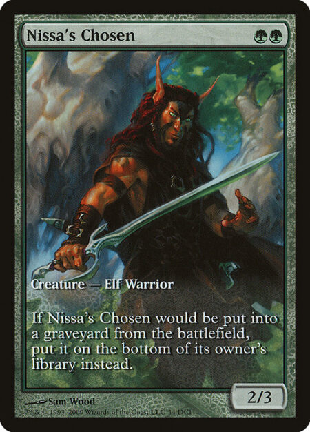 Nissa's Chosen - If Nissa's Chosen would die