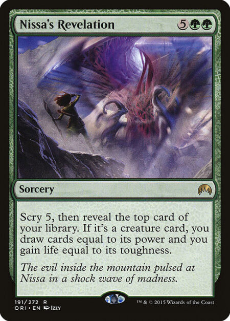 Nissa's Revelation - Scry 5