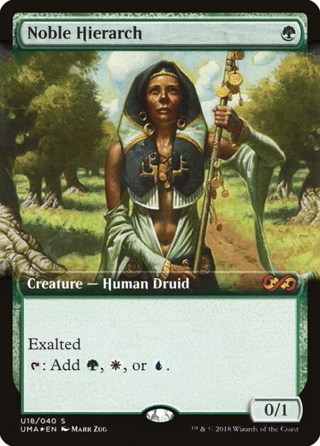 Noble Hierarch - Exalted (Whenever a creature you control attacks alone