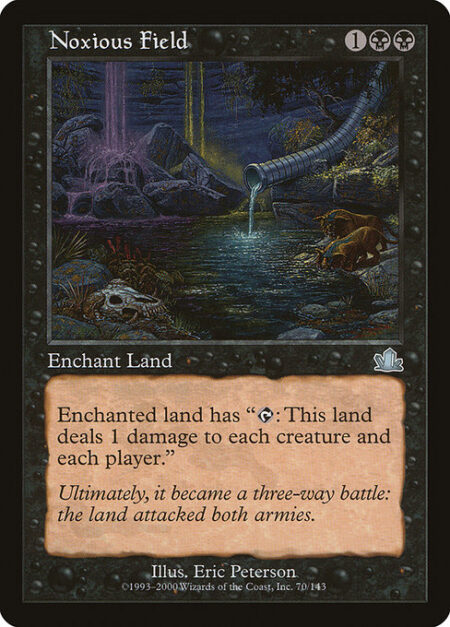 Noxious Field - Enchant land