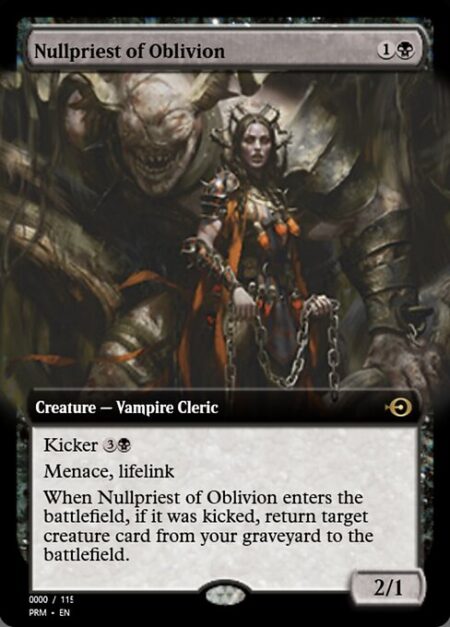 Nullpriest of Oblivion - Kicker {3}{B}