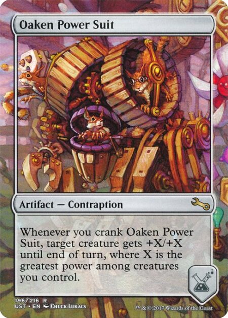 Oaken Power Suit - Whenever you crank Oaken Power Suit