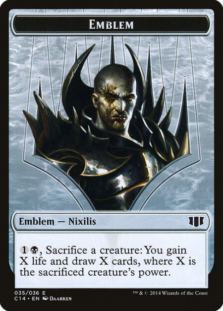 Ob Nixilis of the Black Oath Emblem - {1}{B}