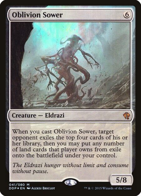 Oblivion Sower - When you cast this spell