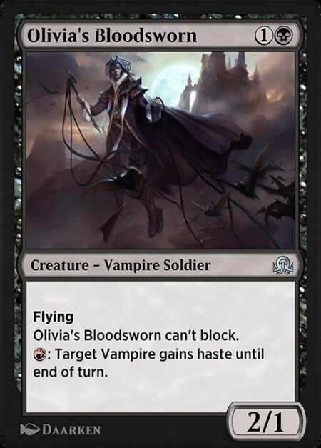 Olivia's Bloodsworn - Flying